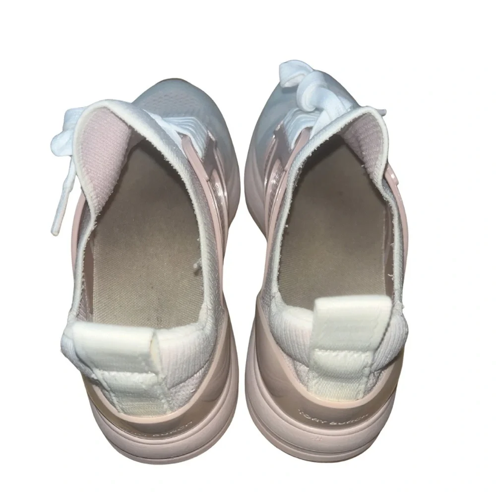 Tory Burch T Sock Runner Sneakers - Meadowsweet Pink - Size 8M